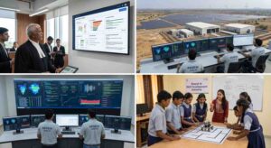 IndiaAI Mission ಮತ್ತು ಭಾರತದ AI ನೀತಿಯ ಪ್ರಮುಖ ಅಂಶಗಳ ಚಿತ್ರಣ